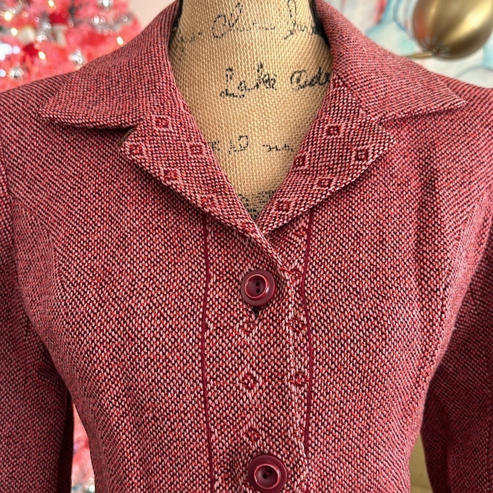 🌈🌈🌈  Vintage Windsmoor wool jacket blazer stunning lined small - Picture 2 of 10